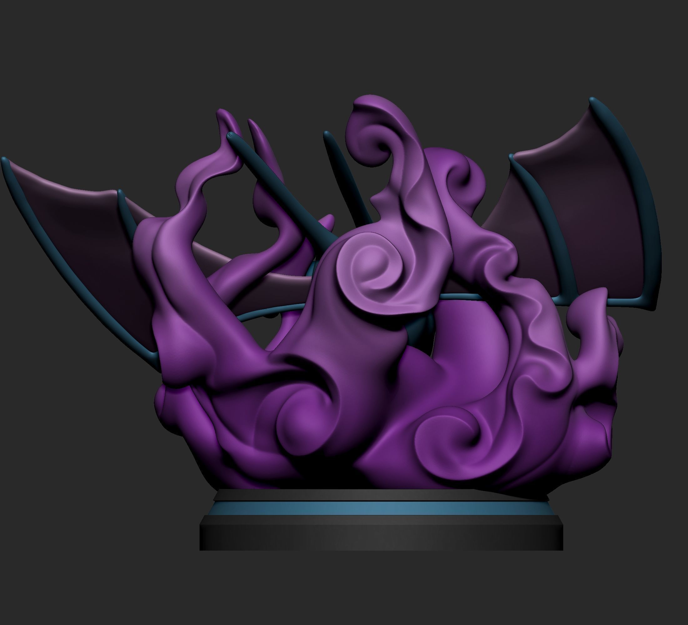 Pokemon - Zubat Golbat and Crobat Figure  3D print model_4