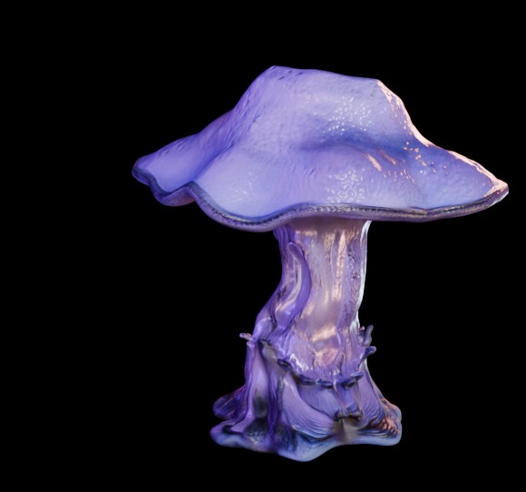Purple Mushroom Megapack 3D print model_17