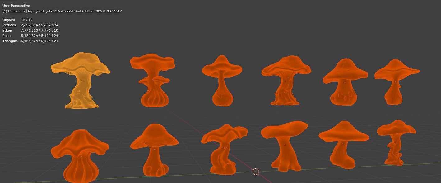 Purple Mushroom Megapack 3D print model_13
