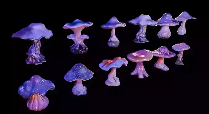 Purple Mushroom Megapack