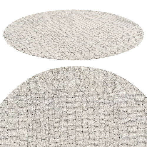 Bakar Wool Rug Round 3D model