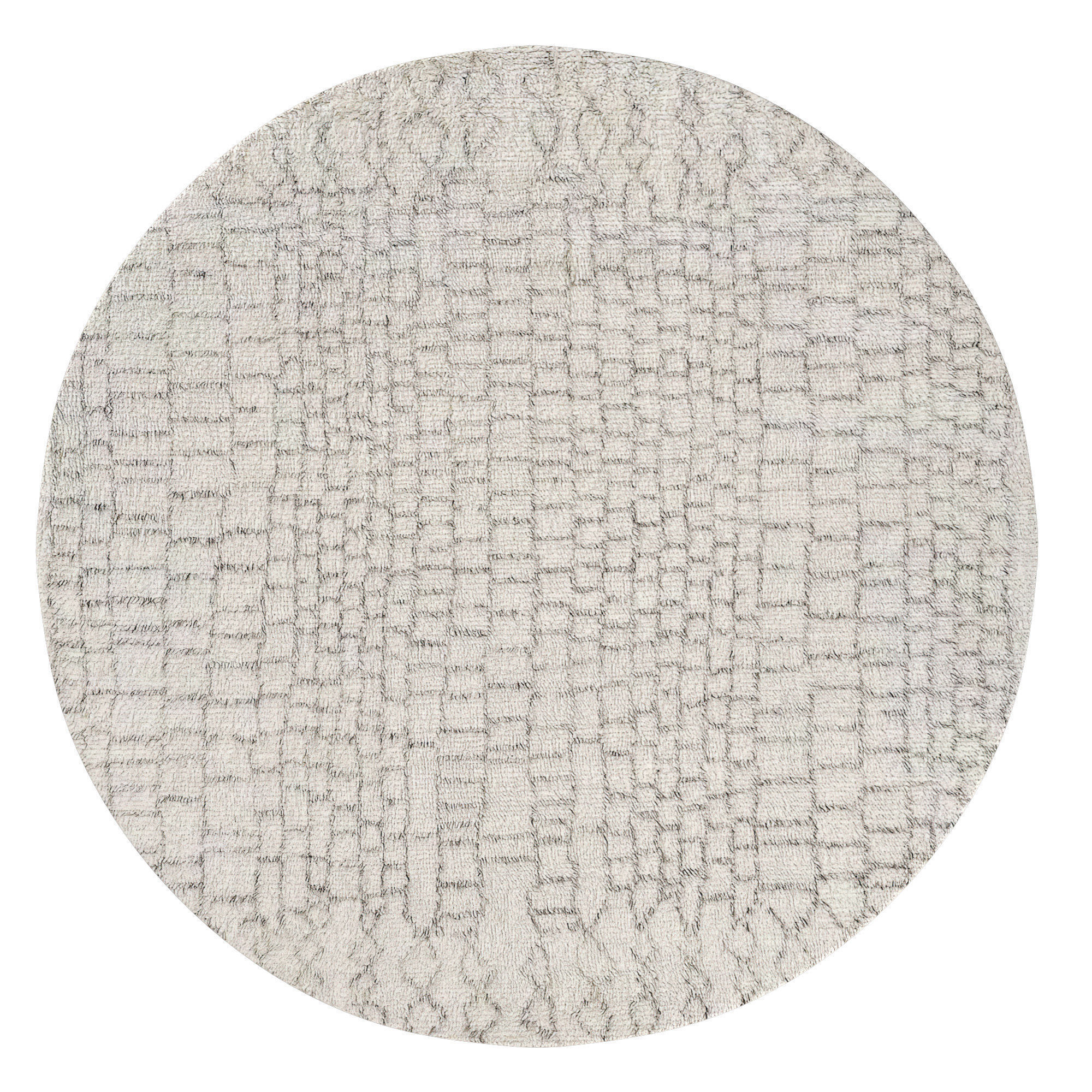 Bakar Wool Rug Round 3D model_3