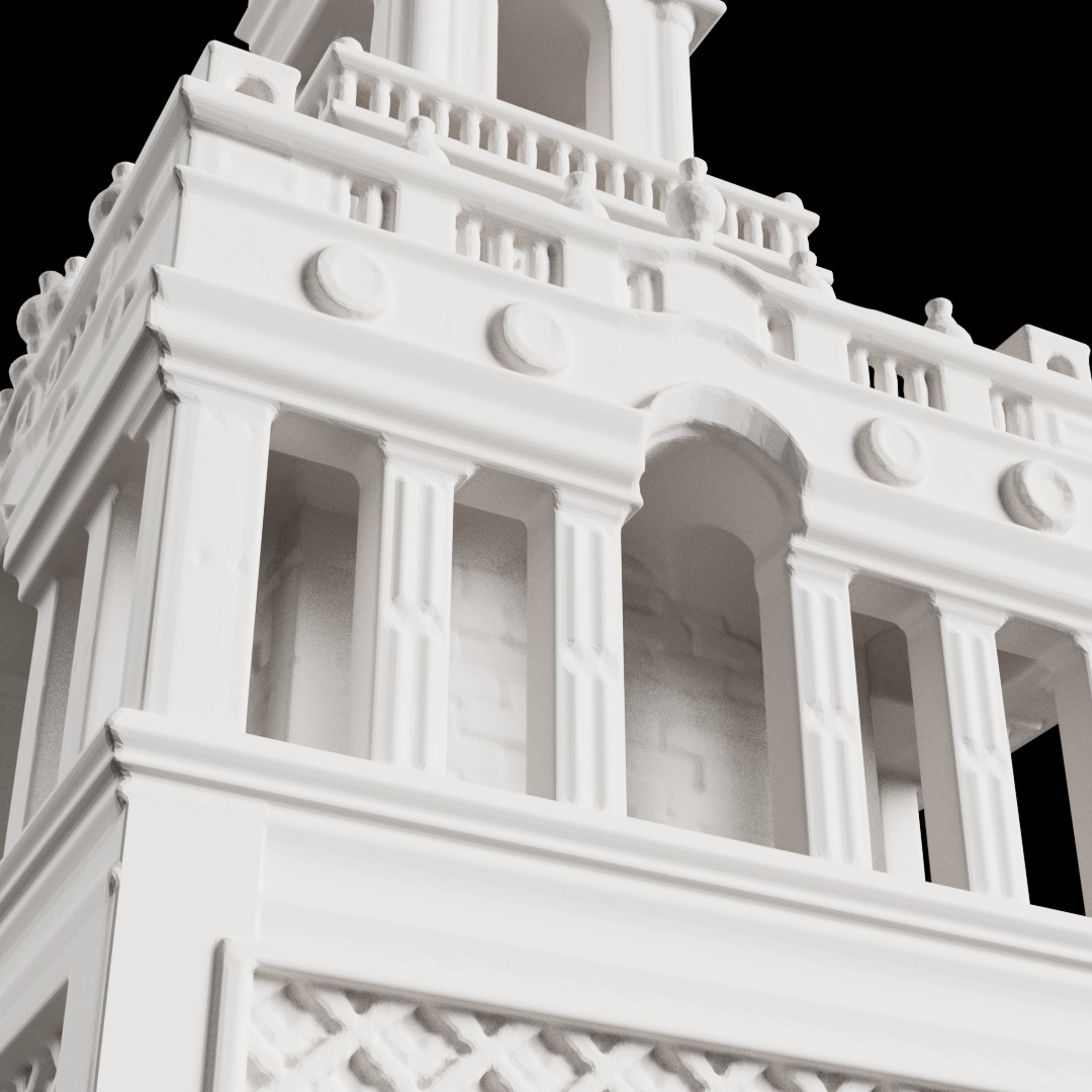 Giralda de Sevilla - Giralda Tower - 3D print ready 3D print model_5
