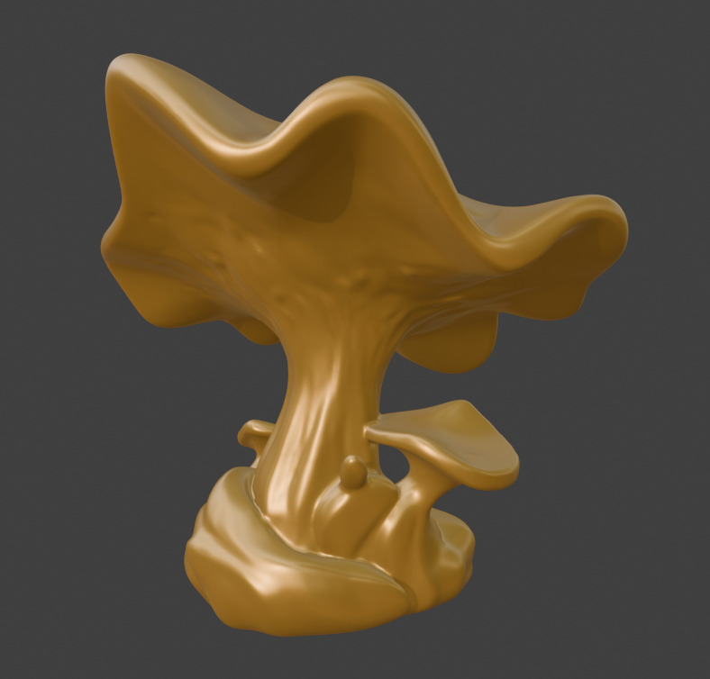 Trippy Mushroom Pack Low-poly 3D model_16