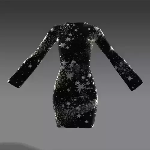 Dress star shine velvet fabric