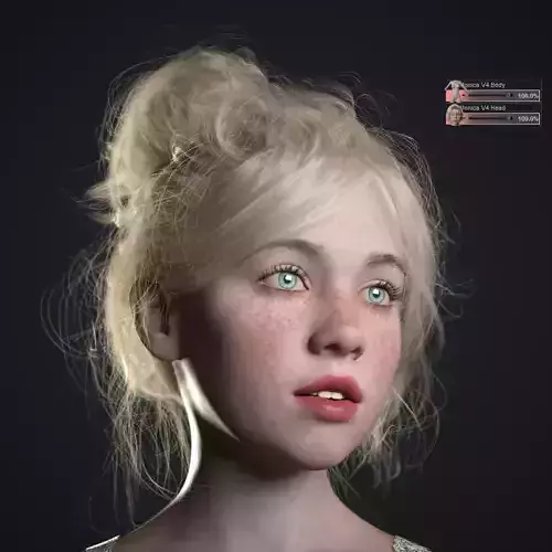 Monica V4 High Quality Textures for G8 Female