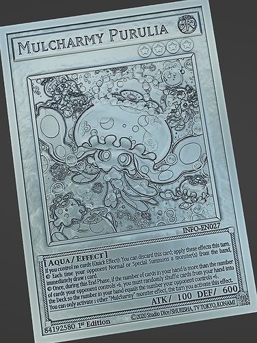 Mulcharmy Purulia - yu-gi-oh Free 3D print model
