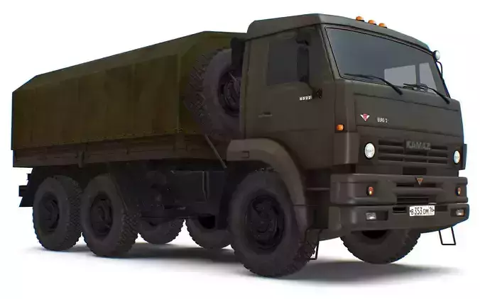 Kamaz 5350 6x6 Russian General Utility Truck Car Military