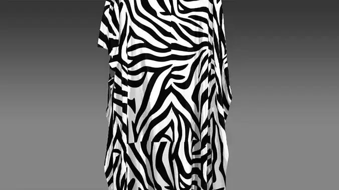 zebra cotton chambray silk satin 