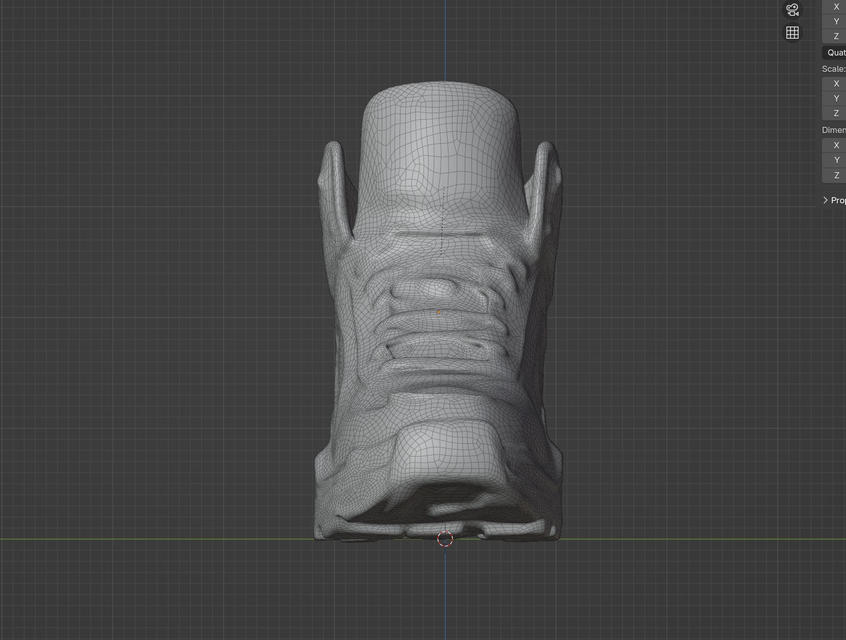 Futuristic Sneakers Low-poly 3D model_6
