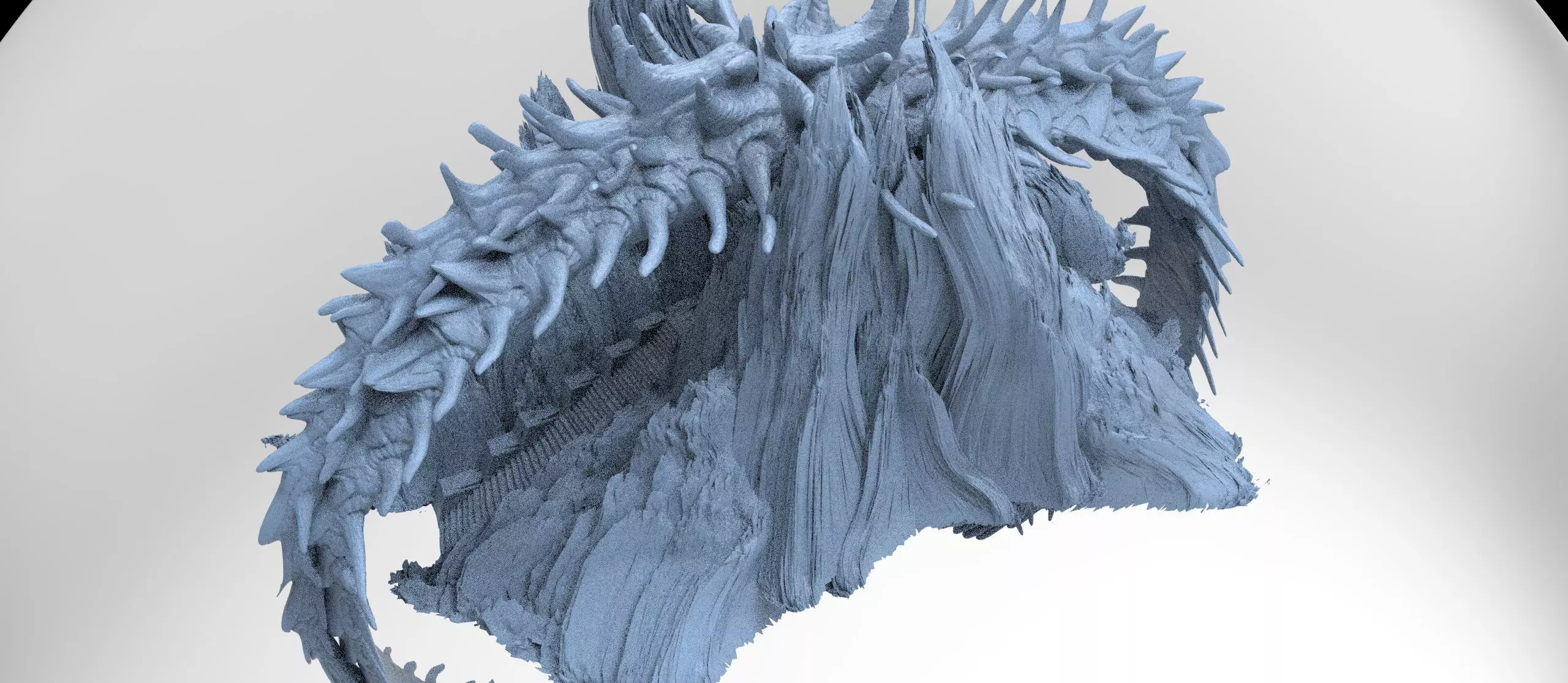 Japanese Genma mountains  3D model_0