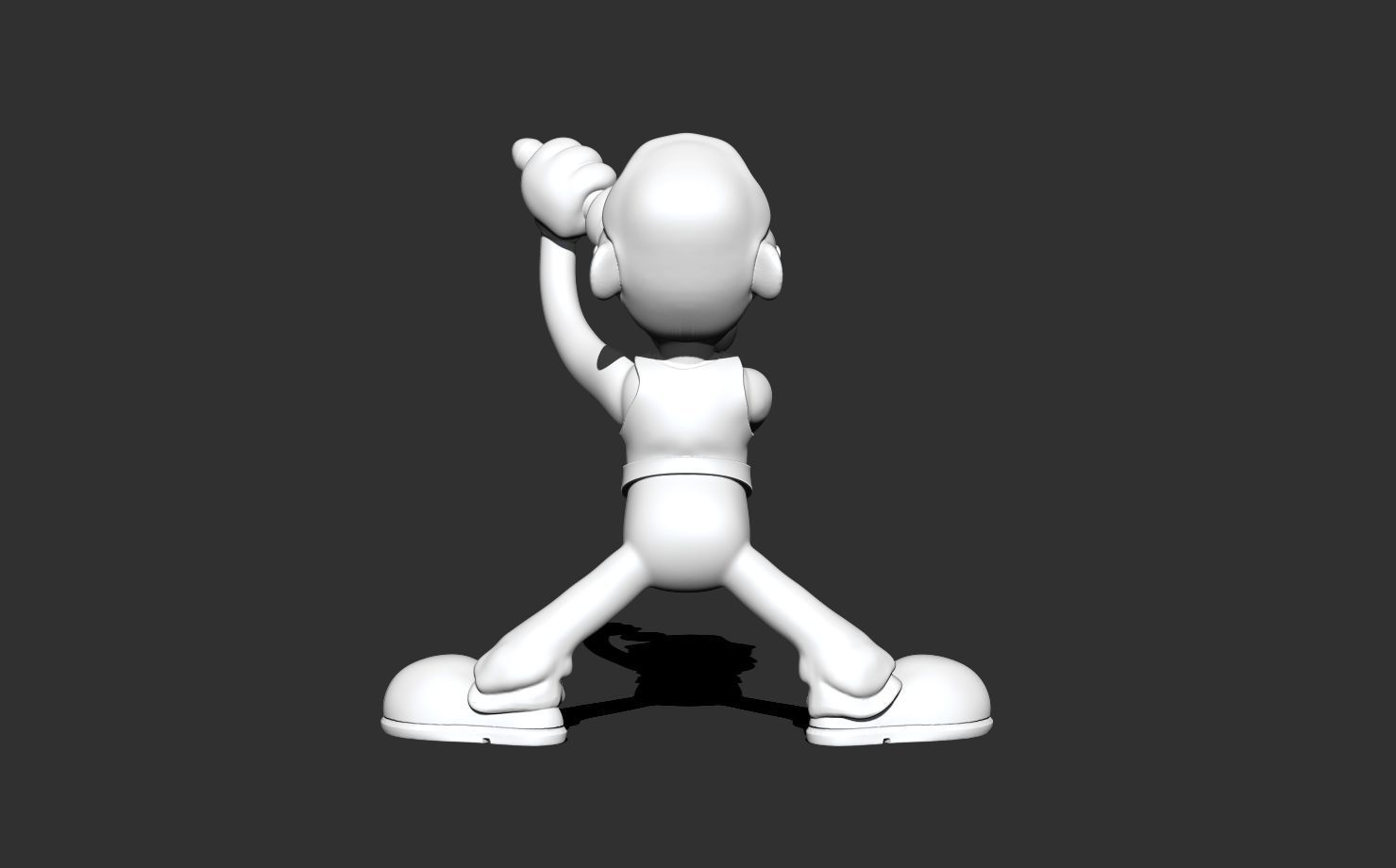 freddie mercury rubber hose 3D print model_3