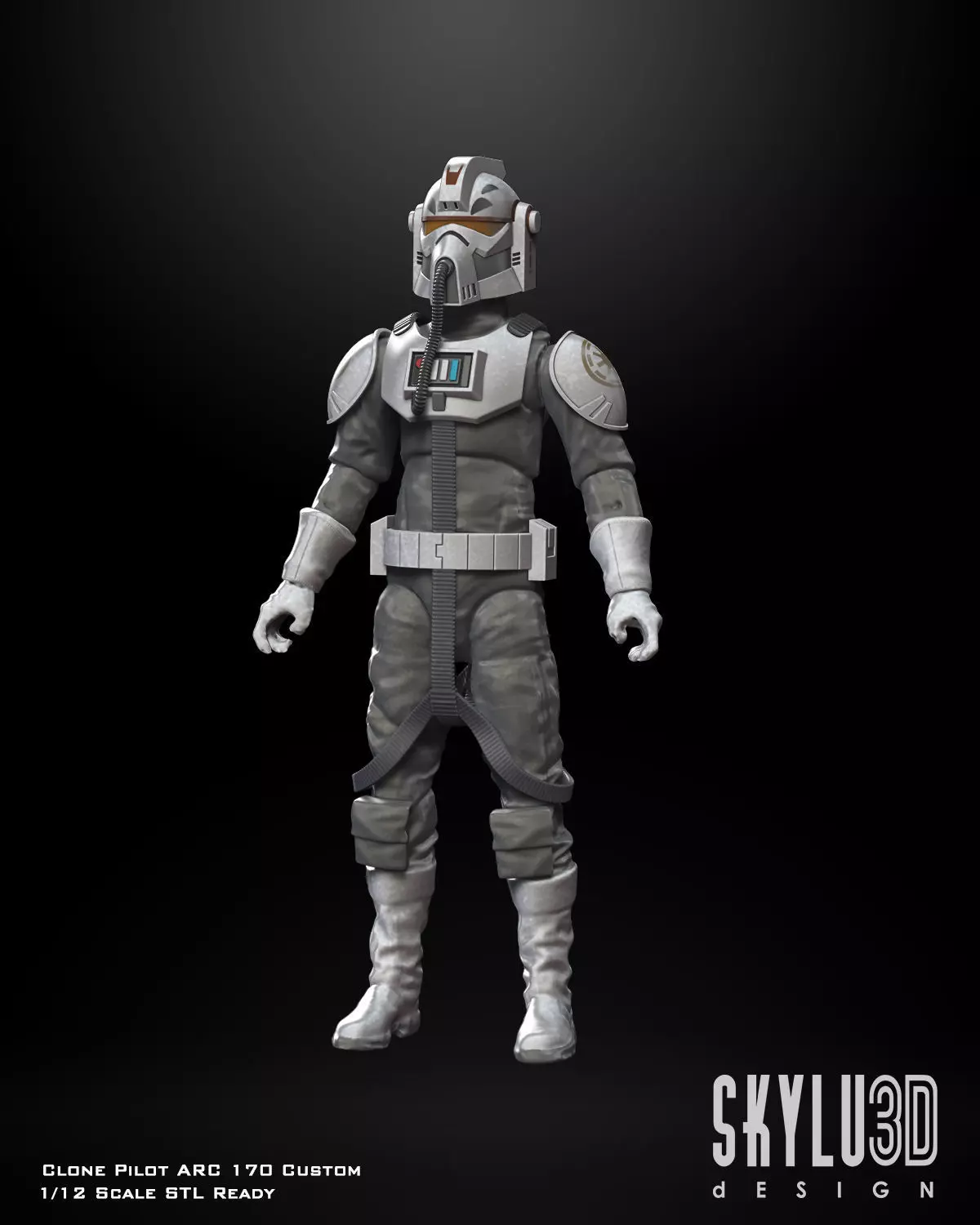 Clones Arc 170 Pilot One12 Scale Custom 3d Files 3D print model