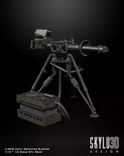 E-WEB Repeating Blaster CGI n 3D print files