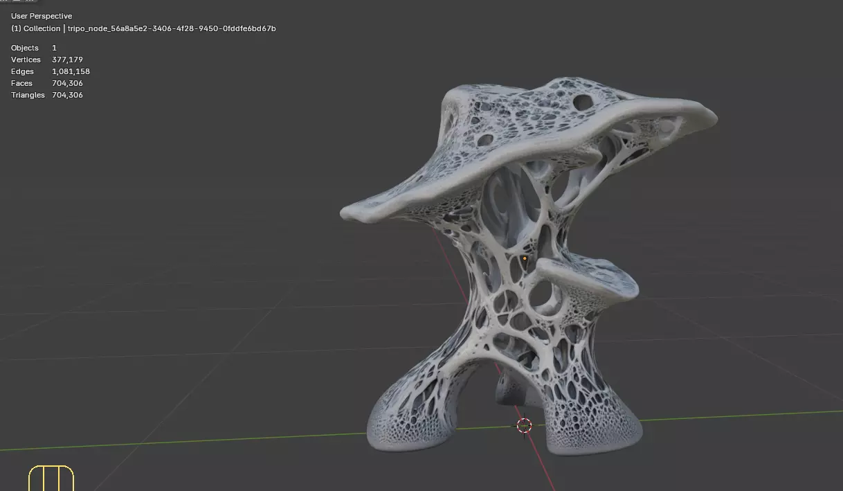 Mushroom Sculpture Free 3D print model