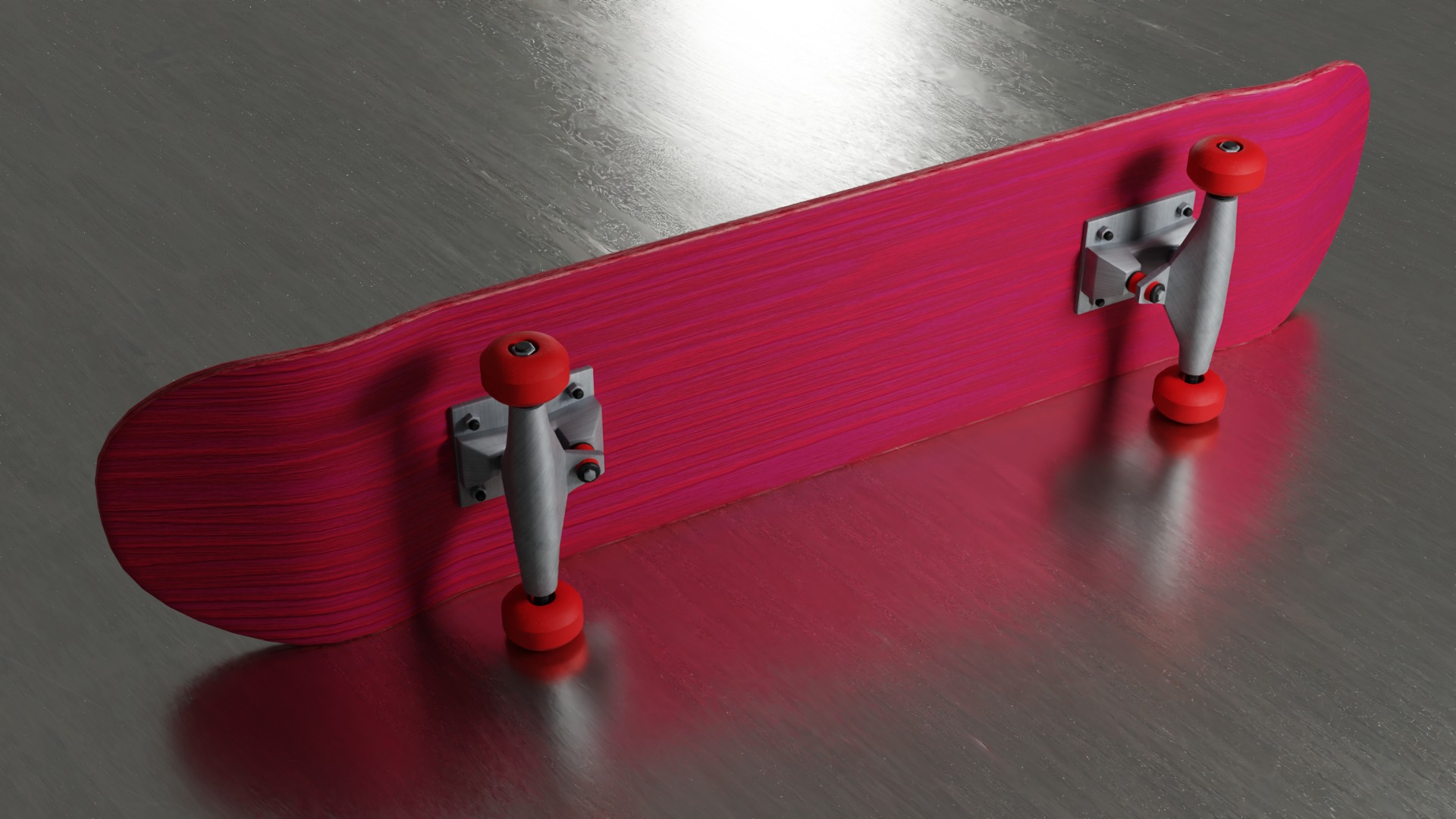 Realistic skateboards AssetPack Low-poly 3D model_9