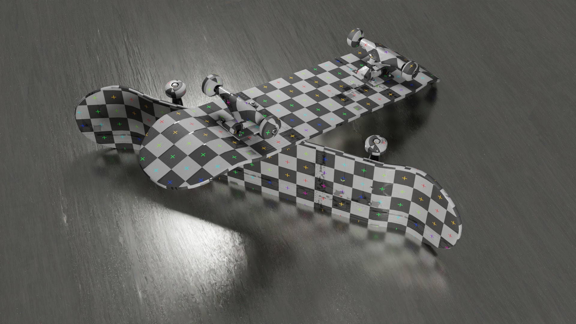 Realistic skateboards AssetPack Low-poly 3D model_21