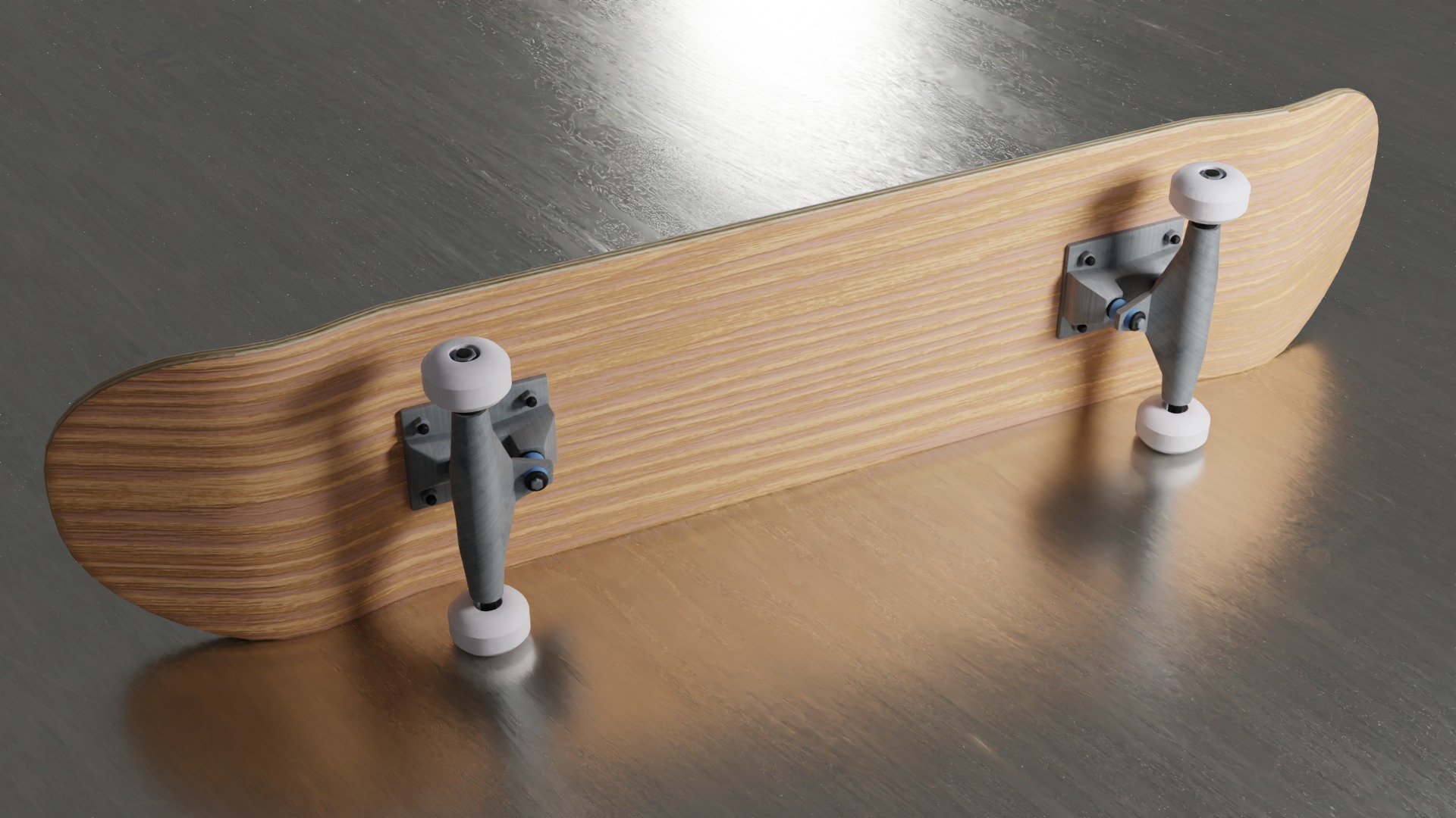 Realistic skateboards AssetPack Low-poly 3D model_7