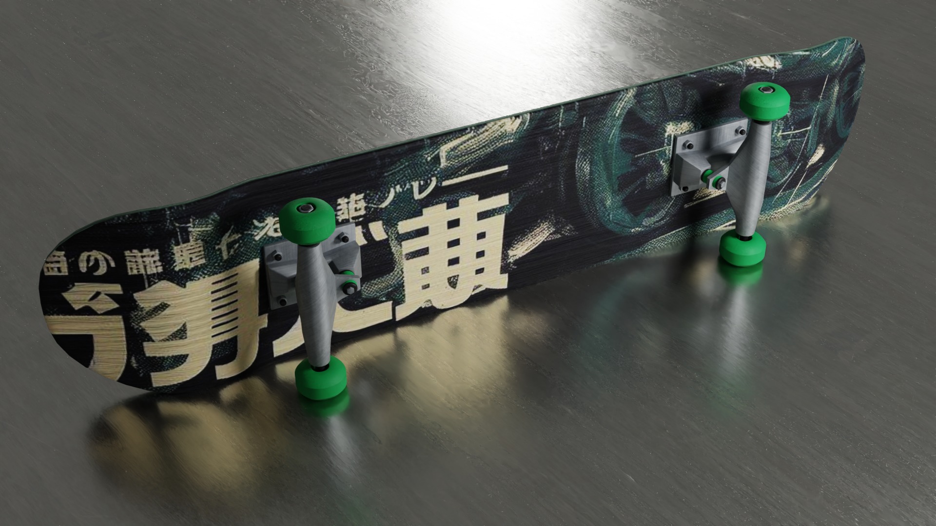 Realistic skateboards AssetPack Low-poly 3D model_3