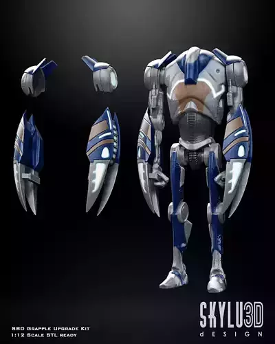 SBD Grapple Droid Upgrade kit for One12 Scale 3d files