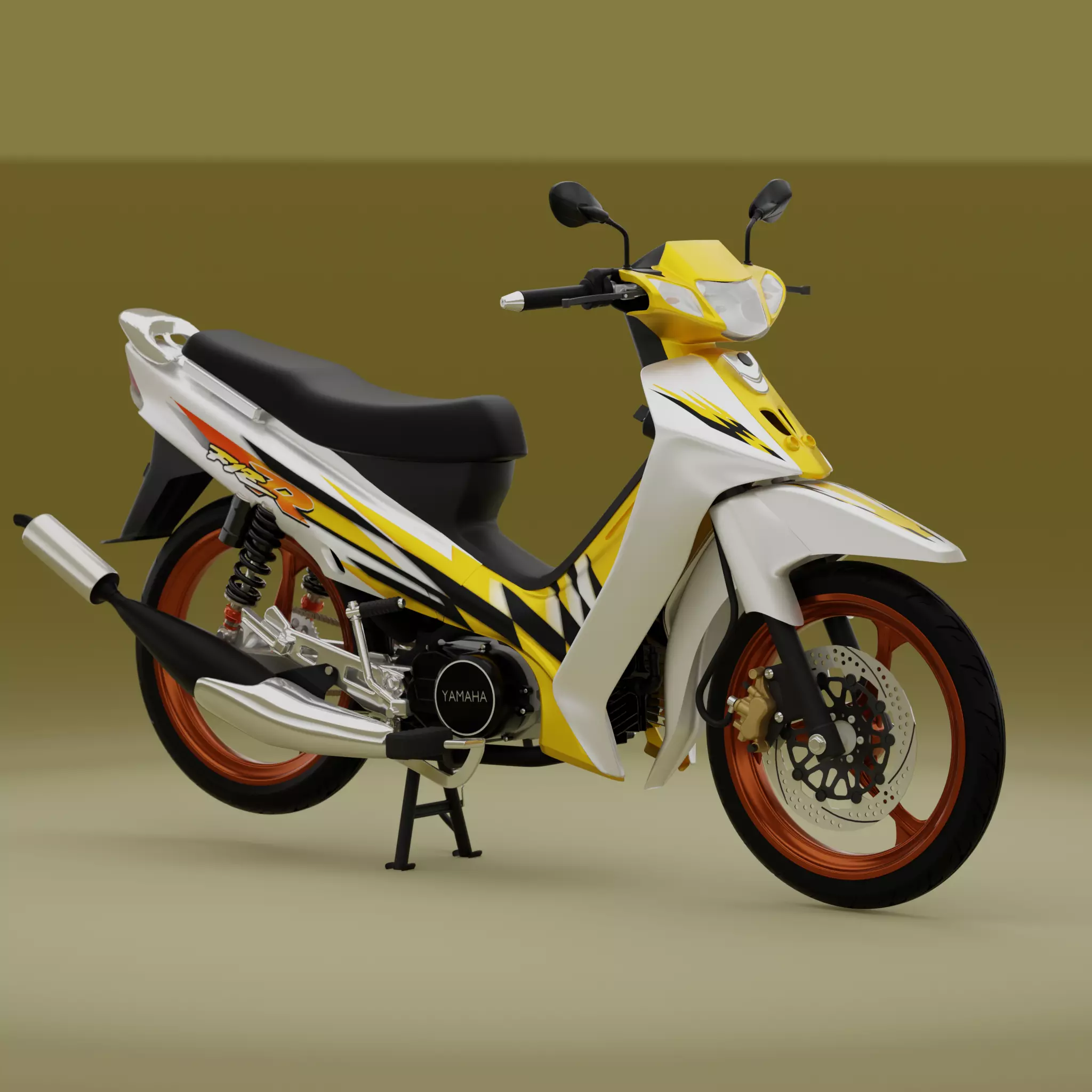 2000 - Yamaha F1Z R Yellow Millenium 3D model