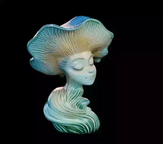 Mushroom Female Spirit  3D print model