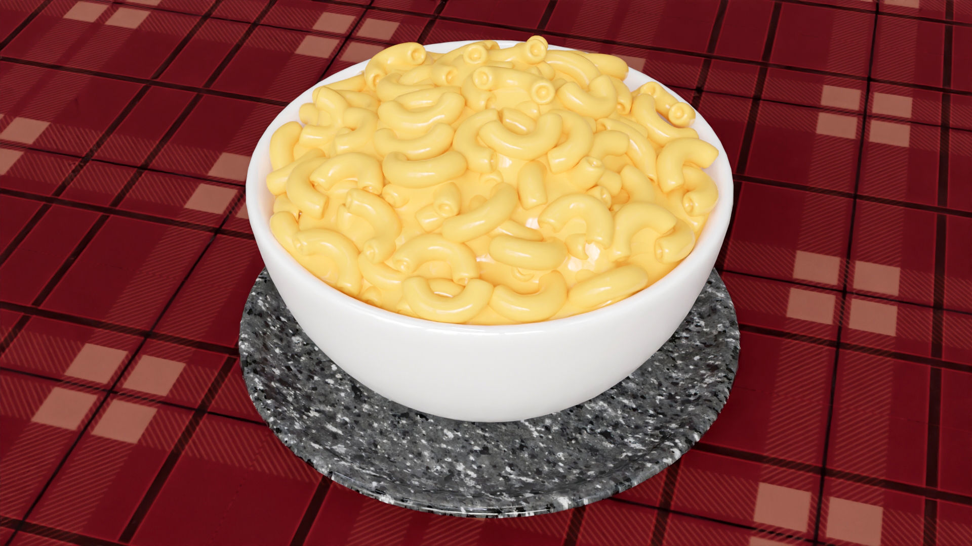 Mac and Cheese 001 3D model_2