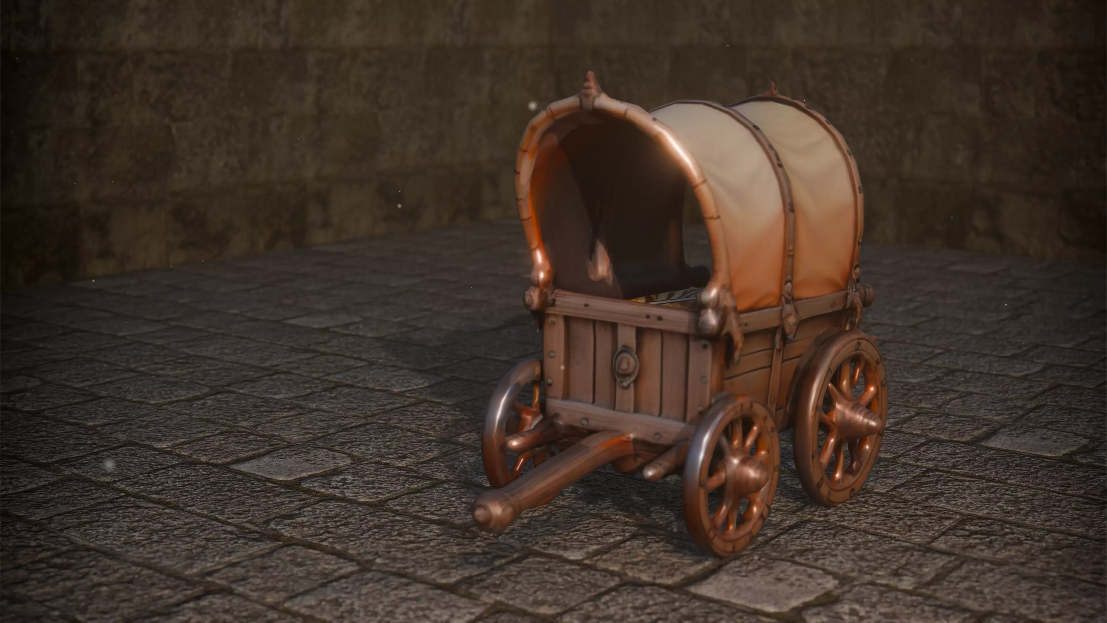 Medieval Cart 3D model