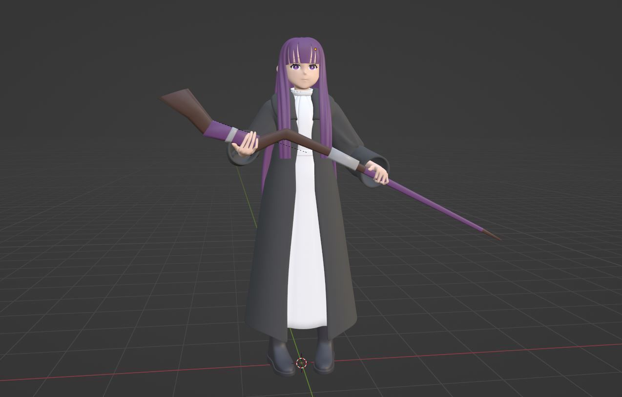 Fern - Frieren Beyond Journey End 3D model_4