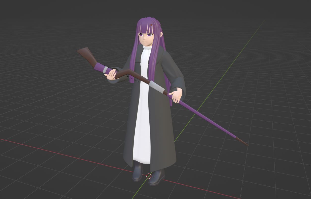 Fern - Frieren Beyond Journey End 3D model_5