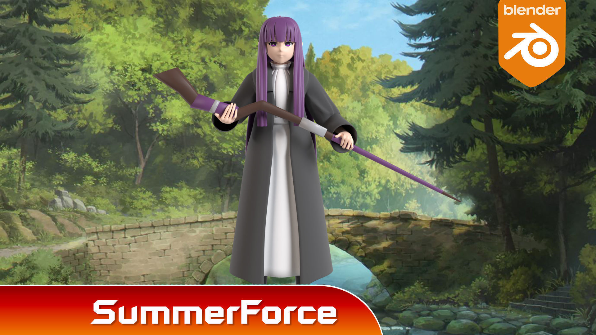 Fern - Frieren Beyond Journey End 3D model_2