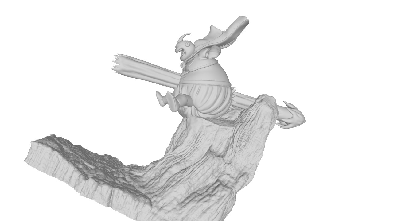 Vegeta 3D print model_3