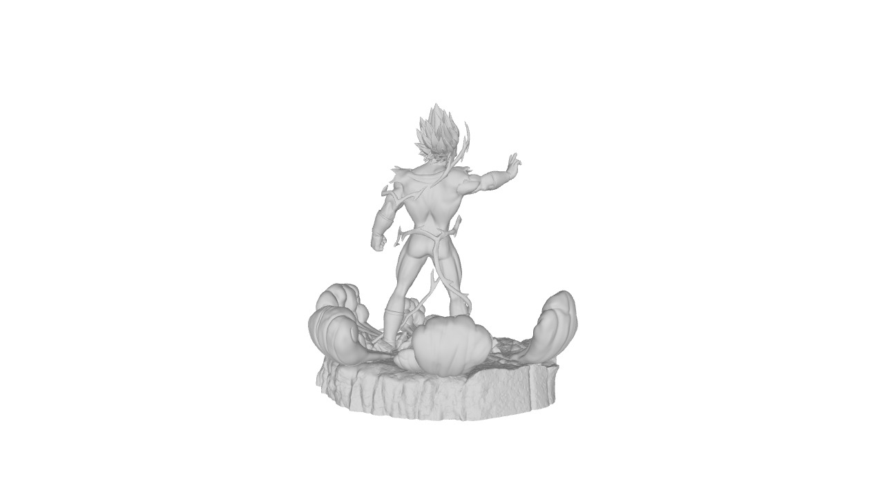 Vegeta 3D print model_4