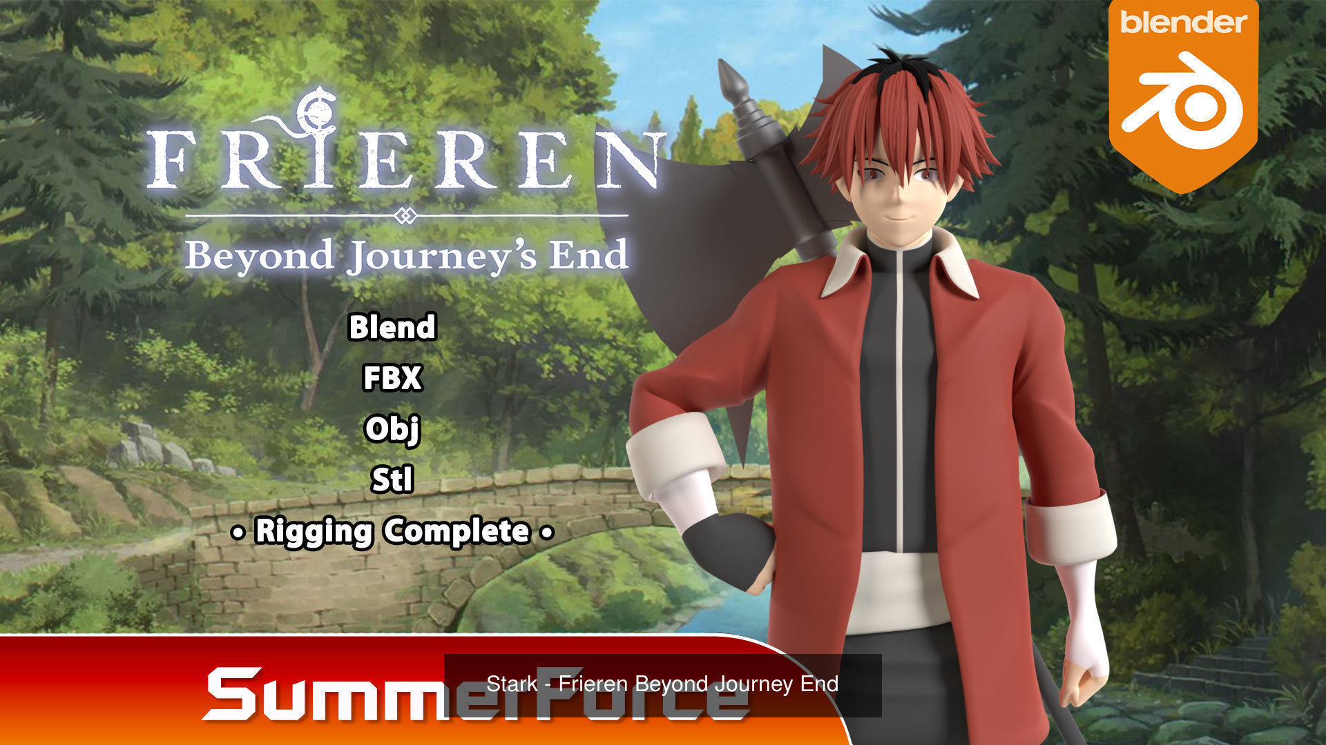 Frieren Beyond Journey End 3D Model Collection_4
