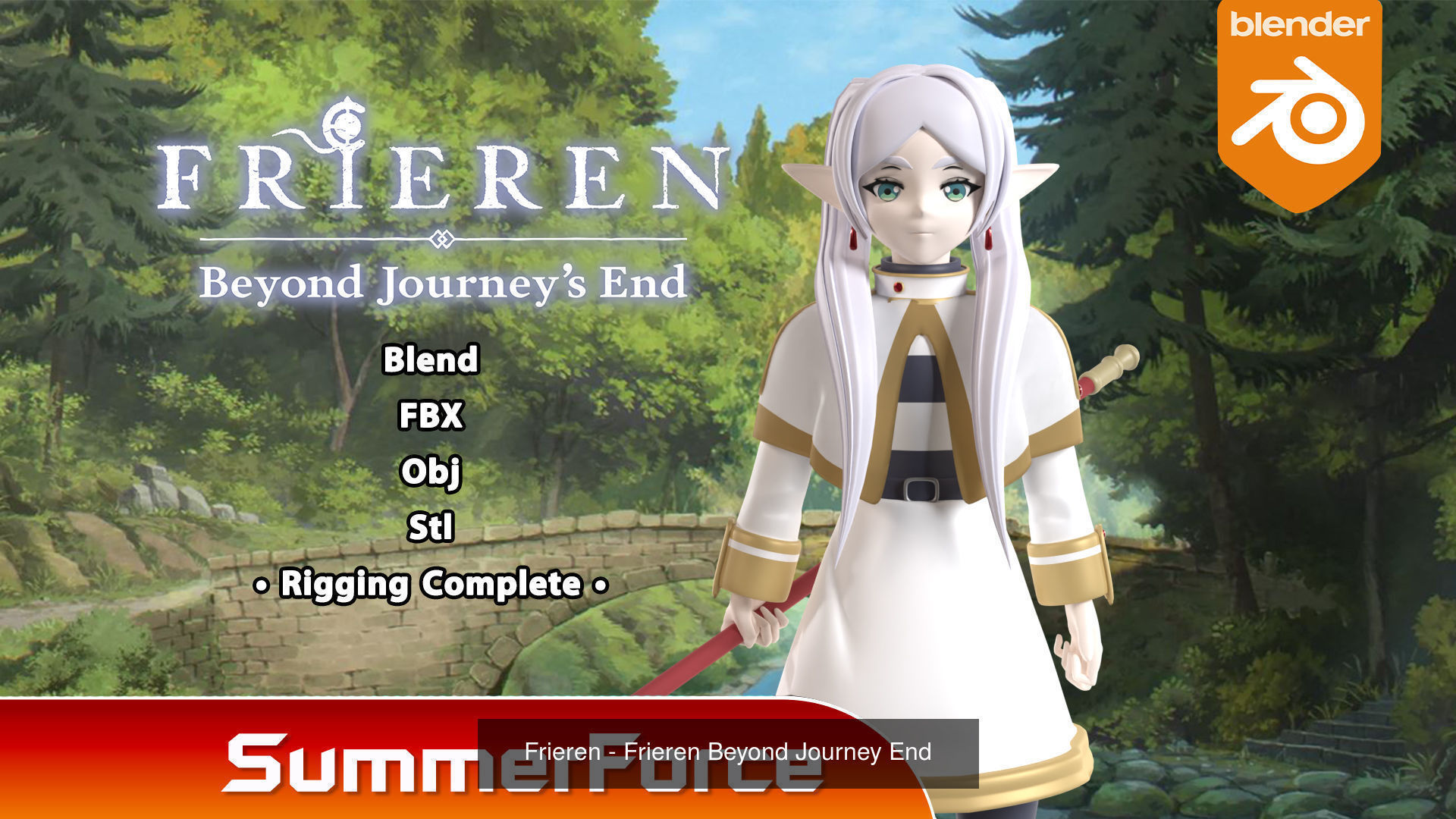Frieren Beyond Journey End 3D Model Collection_2