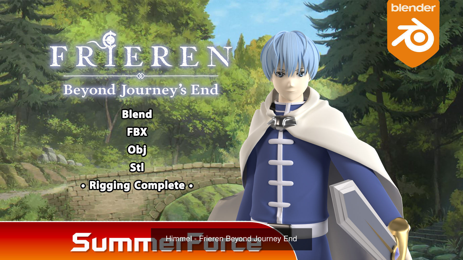 Frieren Beyond Journey End 3D Model Collection_3