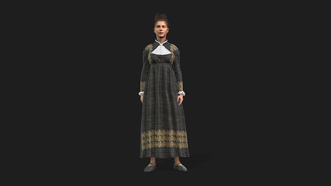 Game Ready Princess Character Perfect for Games and Animations 3D model