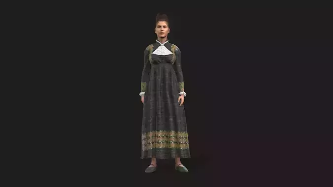 Game Ready Princess Character Perfect for Games and Animations 3D model
