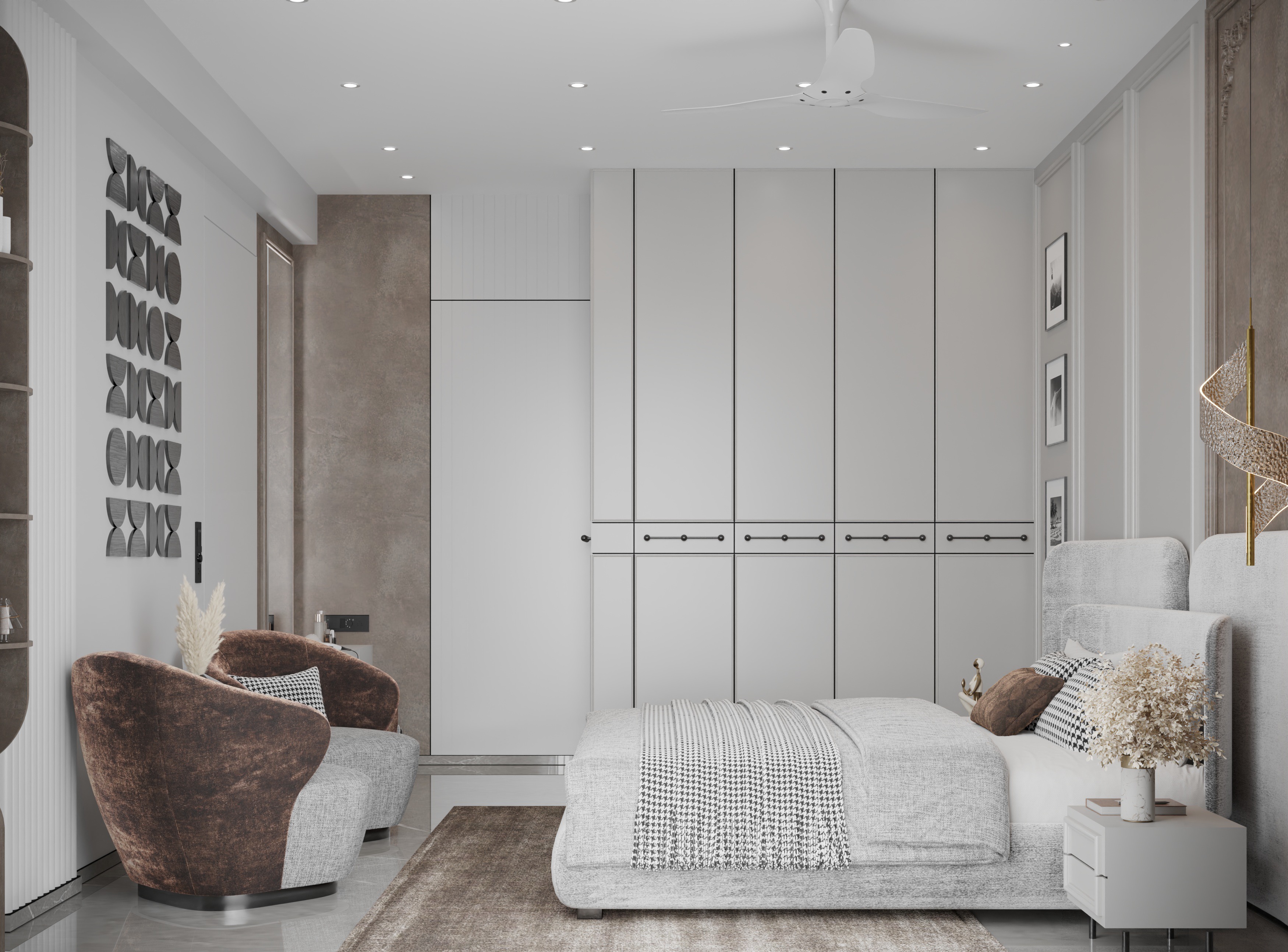 Bedroom interior scene 3D model_2