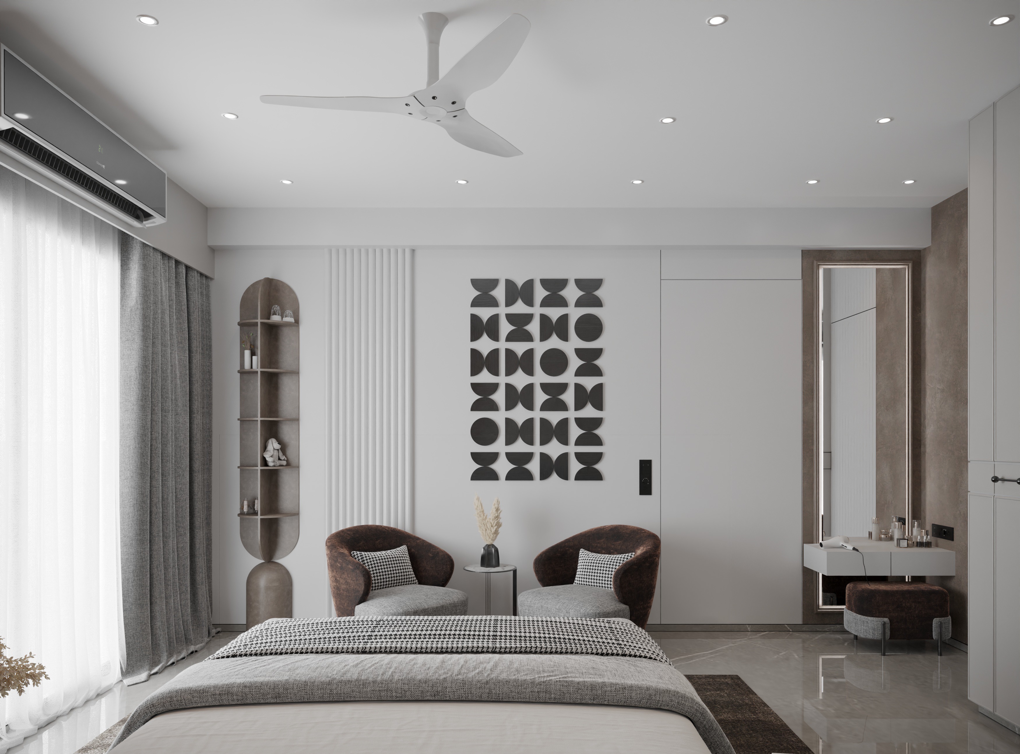 Bedroom interior scene 3D model_1