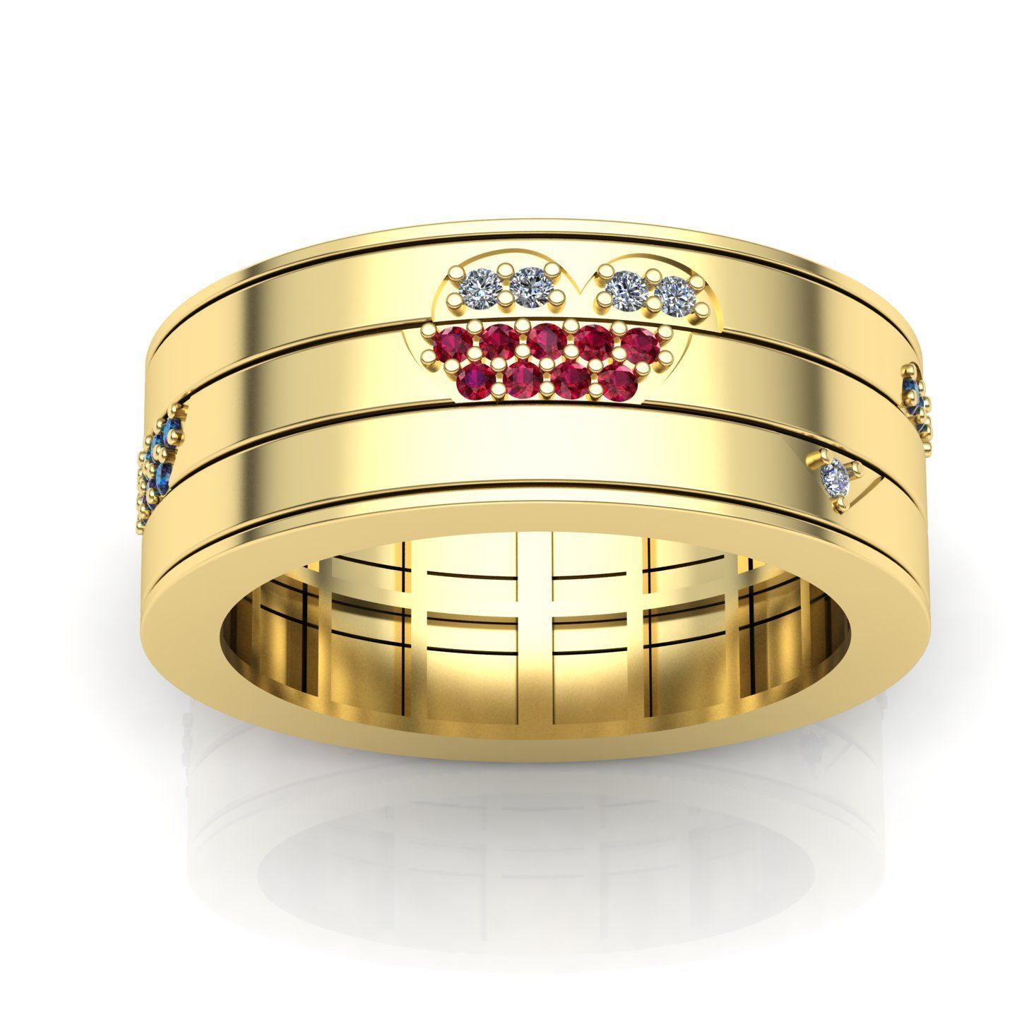 Rotary ring 01 3D print model_6