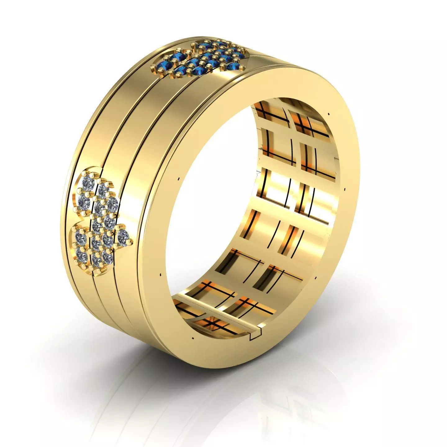Rotary ring 01 3D print model_0