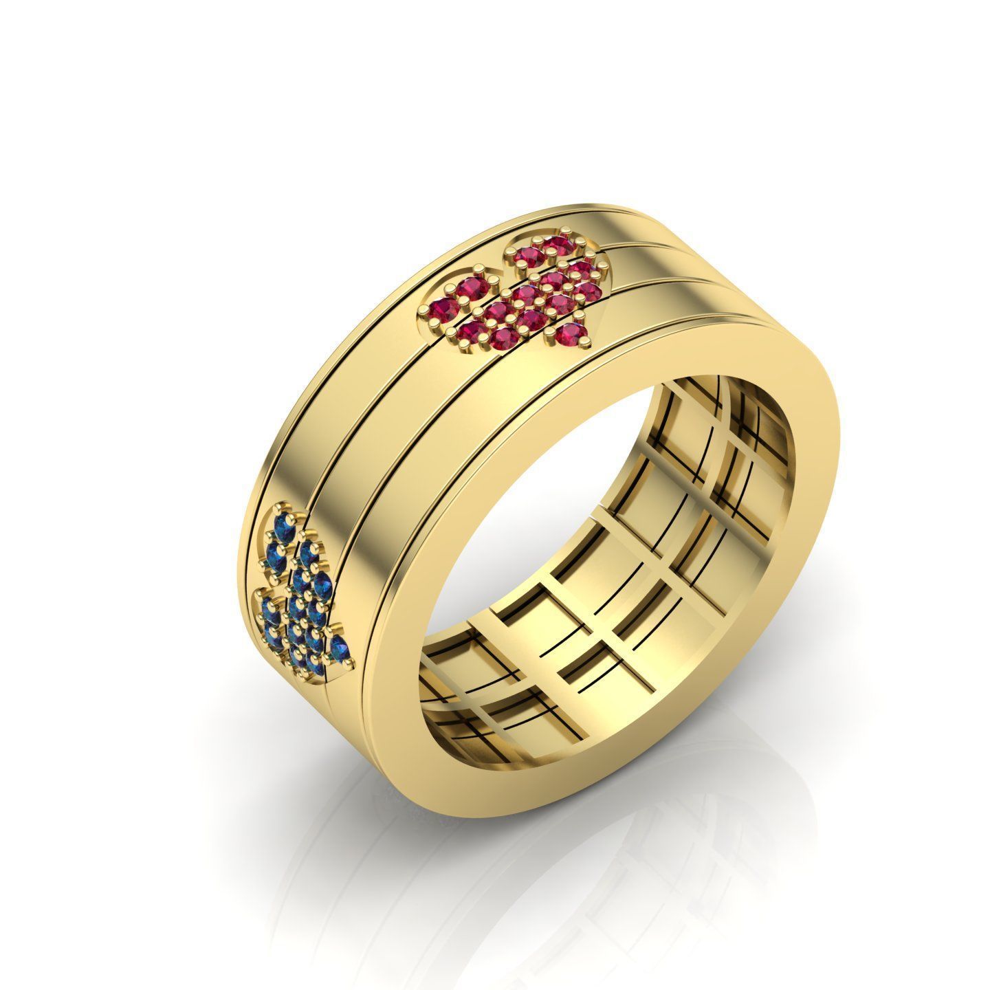 Rotary ring 01 3D print model_8