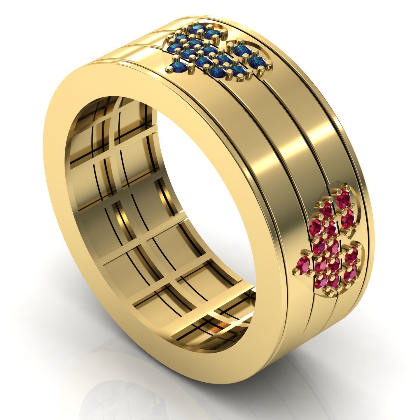 Rotary ring 01 3D print model_1