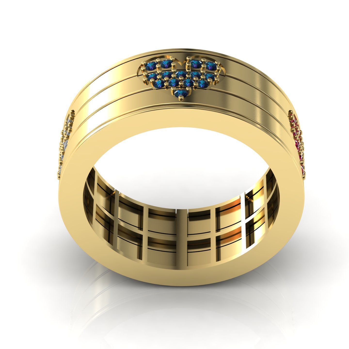 Rotary ring 01 3D print model_2