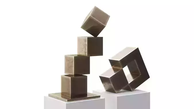 Abstract sculpture by Stephan Siebers