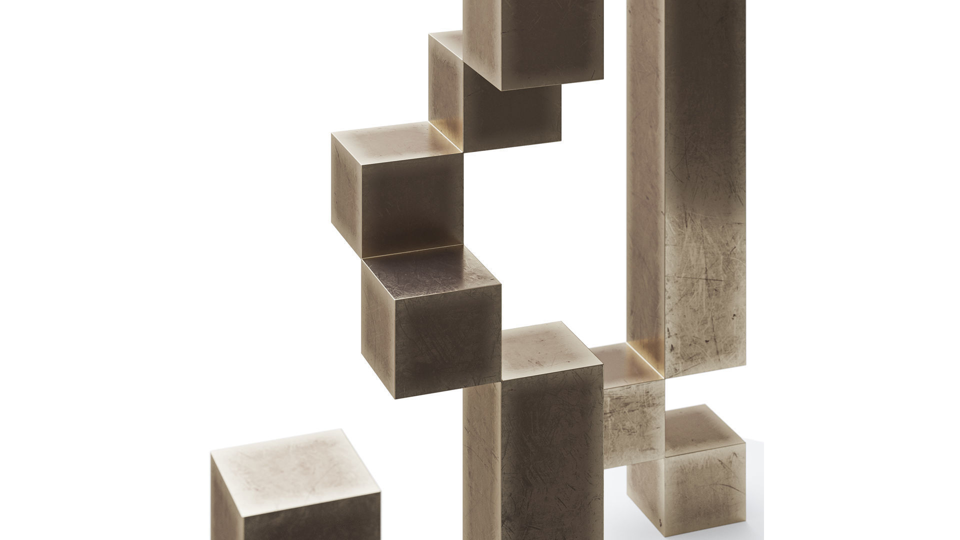 Abstract sculpture by Stephan Siebers 3D model_1