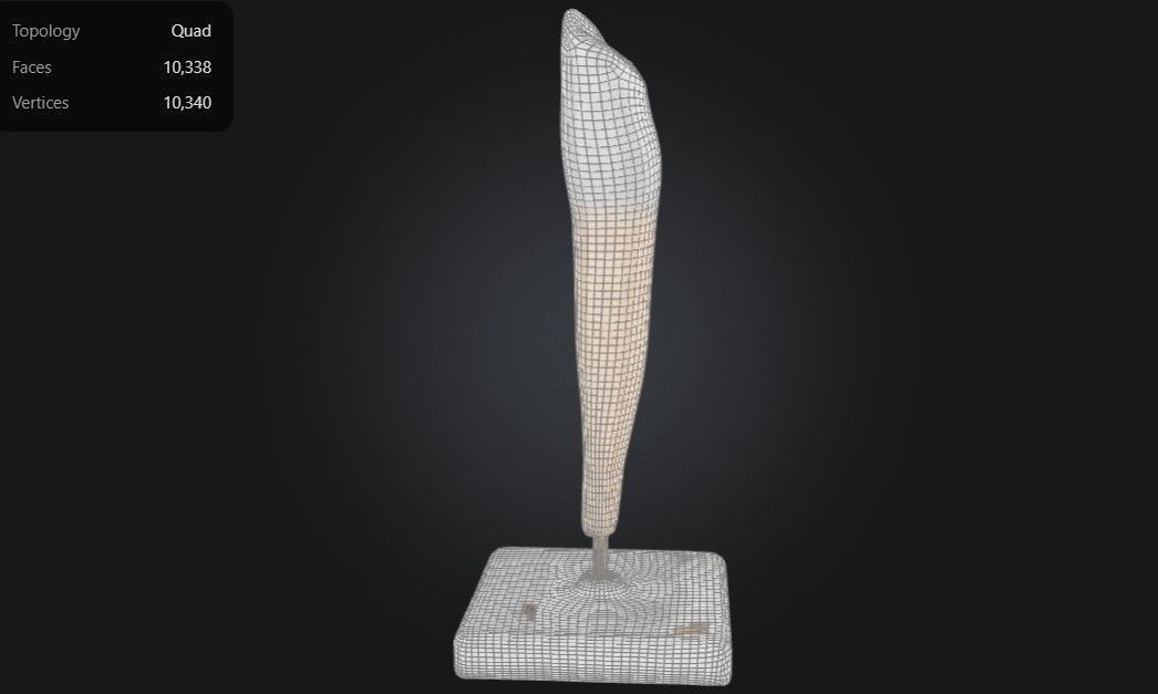 3D Model of Lower Single-Root Pre-Molar Tooth 3D print model_4