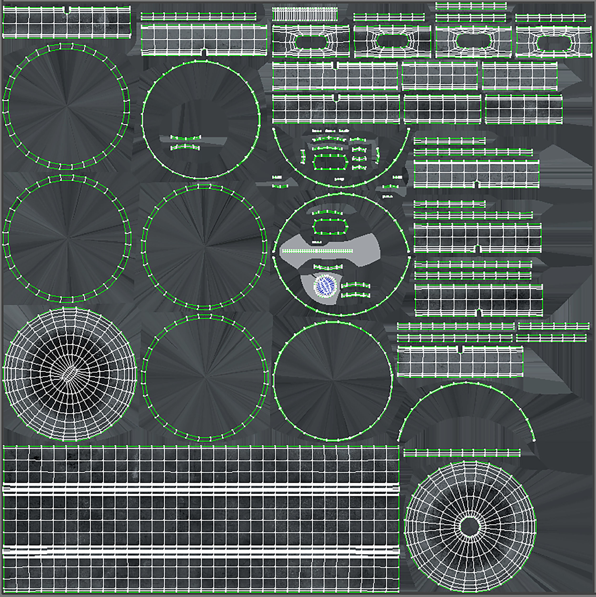 Beer Keg metal barrel barrel cylinder 3D model_19