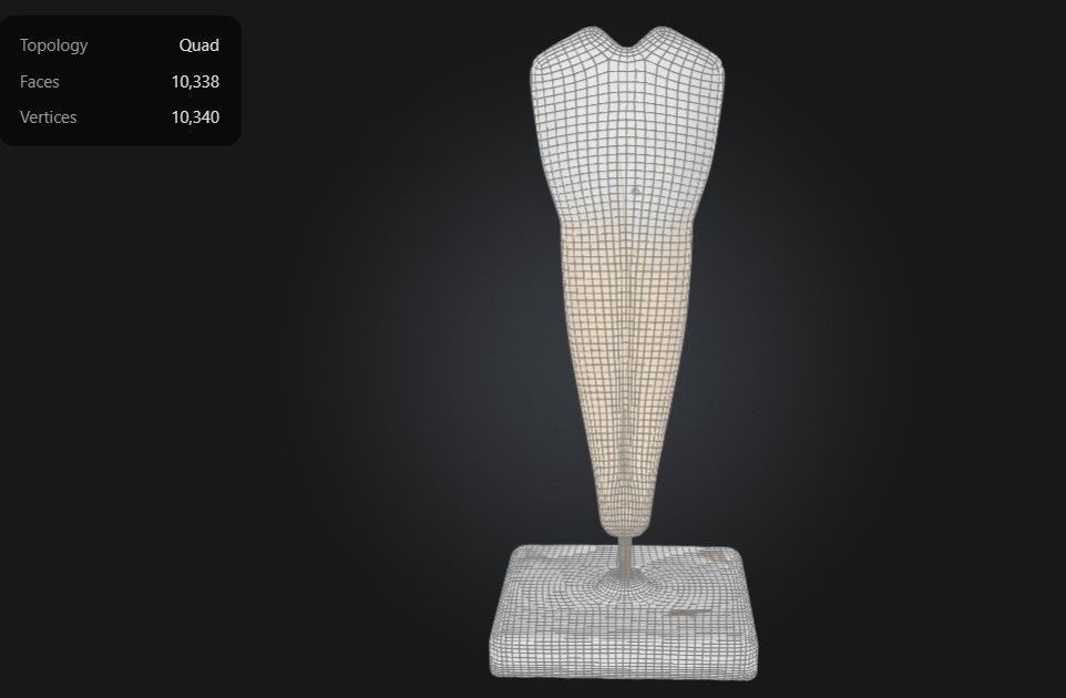 3D Model of Lower Canine Tooth 3D print model_3